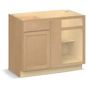 RELIABILT Parkstone II Blind Base, Wheat Stained, 42" W, 1 Door 1 Drawer, Fully Assembled - 641112 | Lowe's Pro Supply